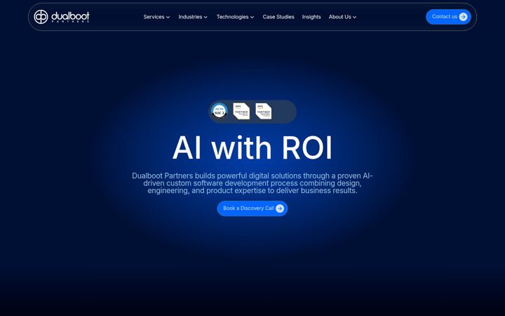 Screenshot of dualbootpartners.com