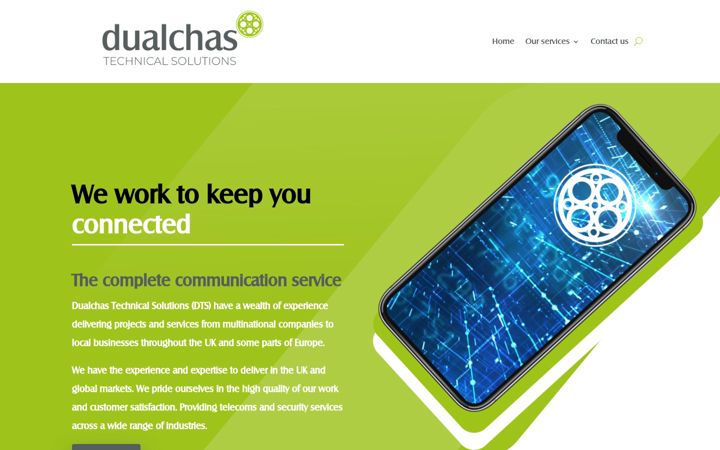 Screenshot stránky dualchastechnicalsolutions.co.uk