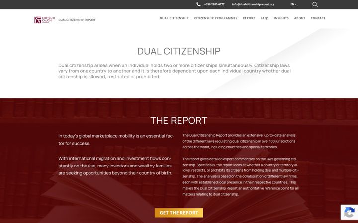 Snímek obrazovky dualcitizenshipreport.org