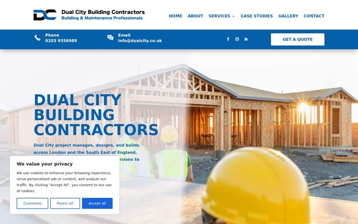 Екранна снимка на dualcity.co.uk