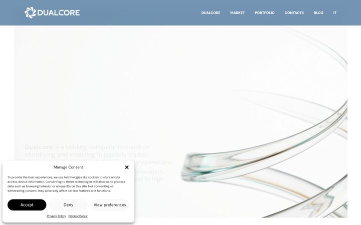 Captura de pantalla de dualcore.net