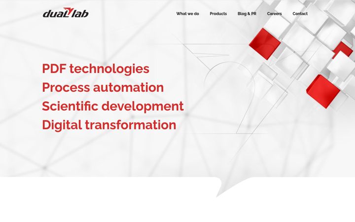 Screenshot of duallab.com