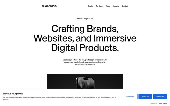Screenshot of duallstudio.com