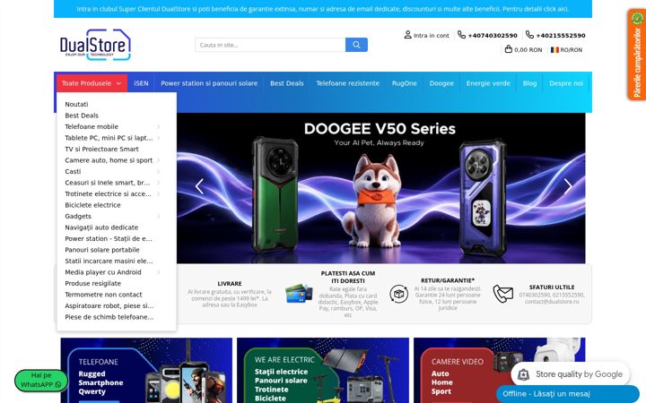 Screenshot of dualstore.ro