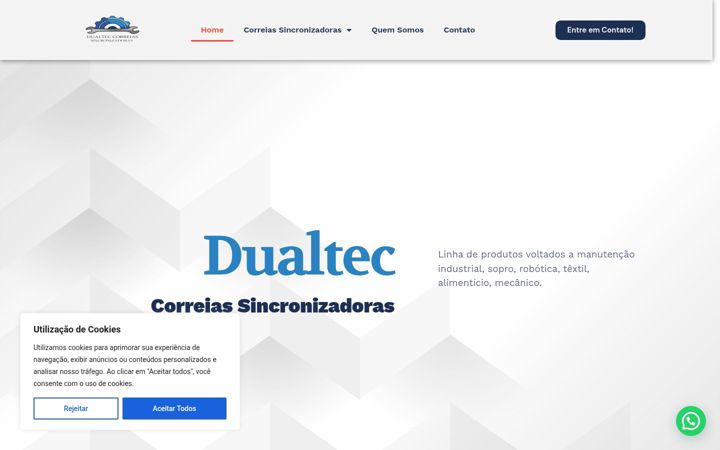 Képernyőkép: dualteccorreias.com.br