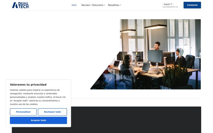 Screenshot of dualtech.cat