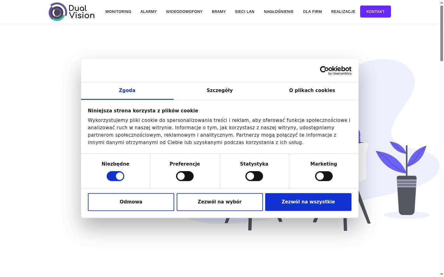 Snímek obrazovky baneru souhlasu zobrazeného před jakoukoli interakcí