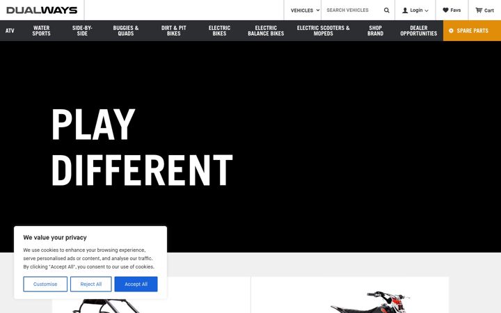 Screenshot of dualways.com