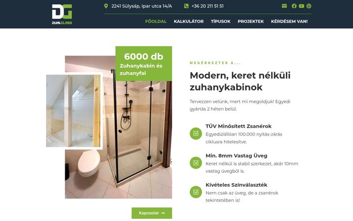 Képernyőkép: dualzuhany.hu