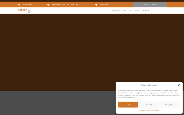 Screenshot von duarte.at