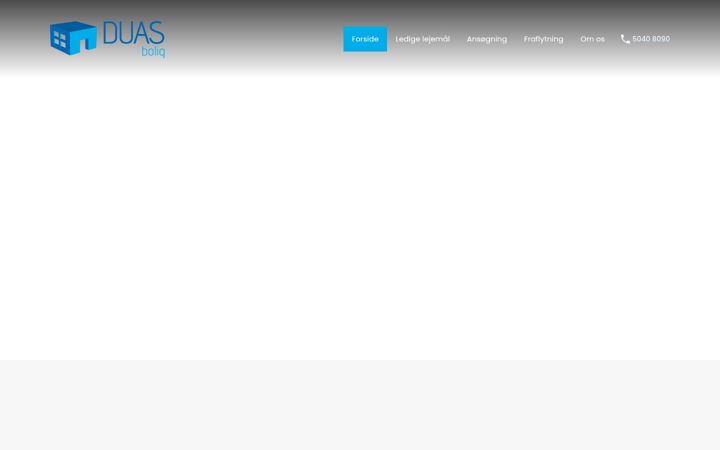Screenshot του duasbolig.dk