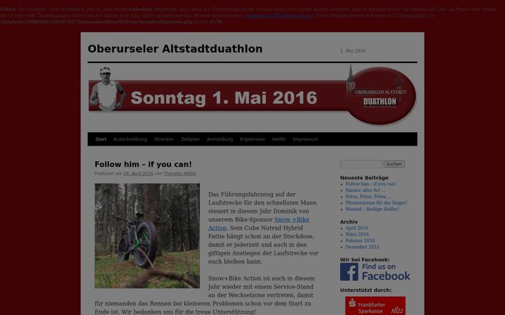 Screenshot of duathlon-oberursel.de