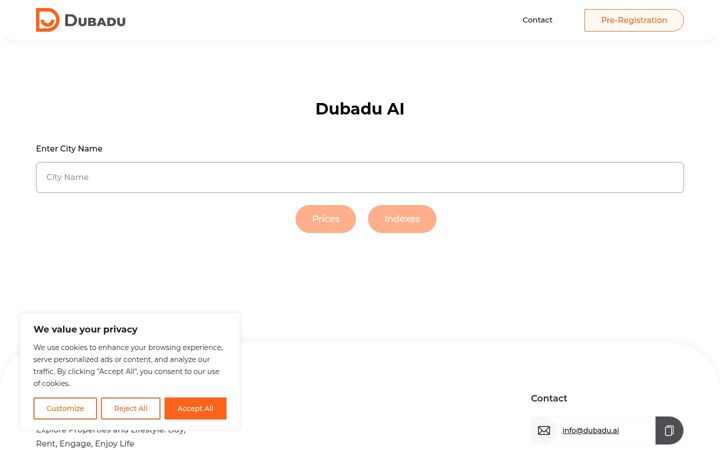 Képernyőkép: dubadu.ai