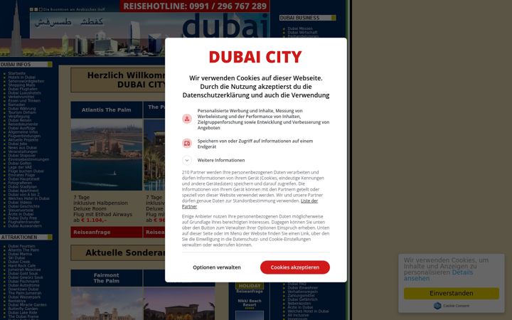 Screenshot of dubai-city.de