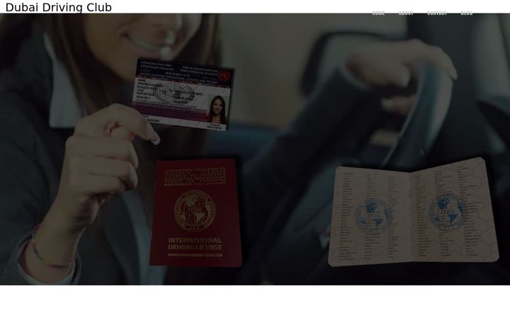 Capture d'écran de dubai-driving-club.co