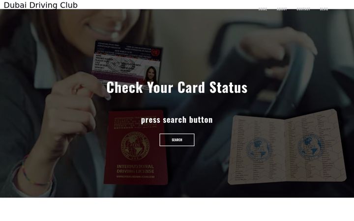 Screenshot of dubai-driving-club.com