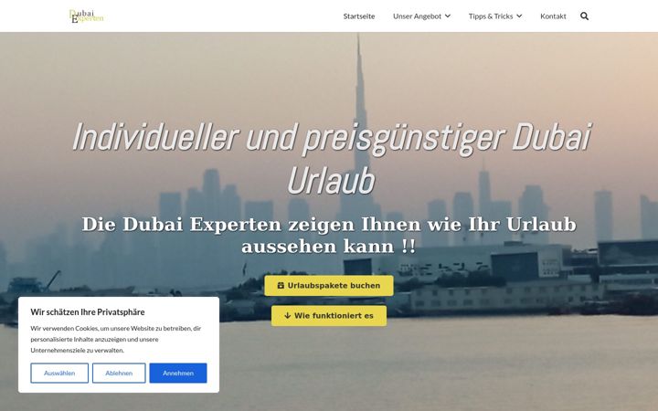 Screenshot ta' dubai-experten.de