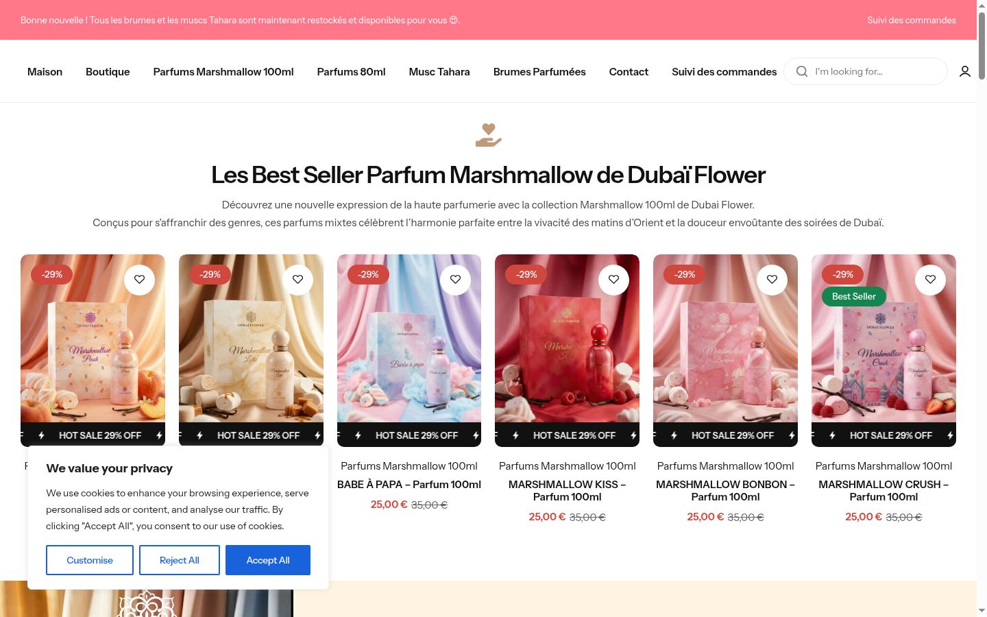 Screenshot tal-banner tal-kunsens muri qabel kwalunkwe interazzjoni