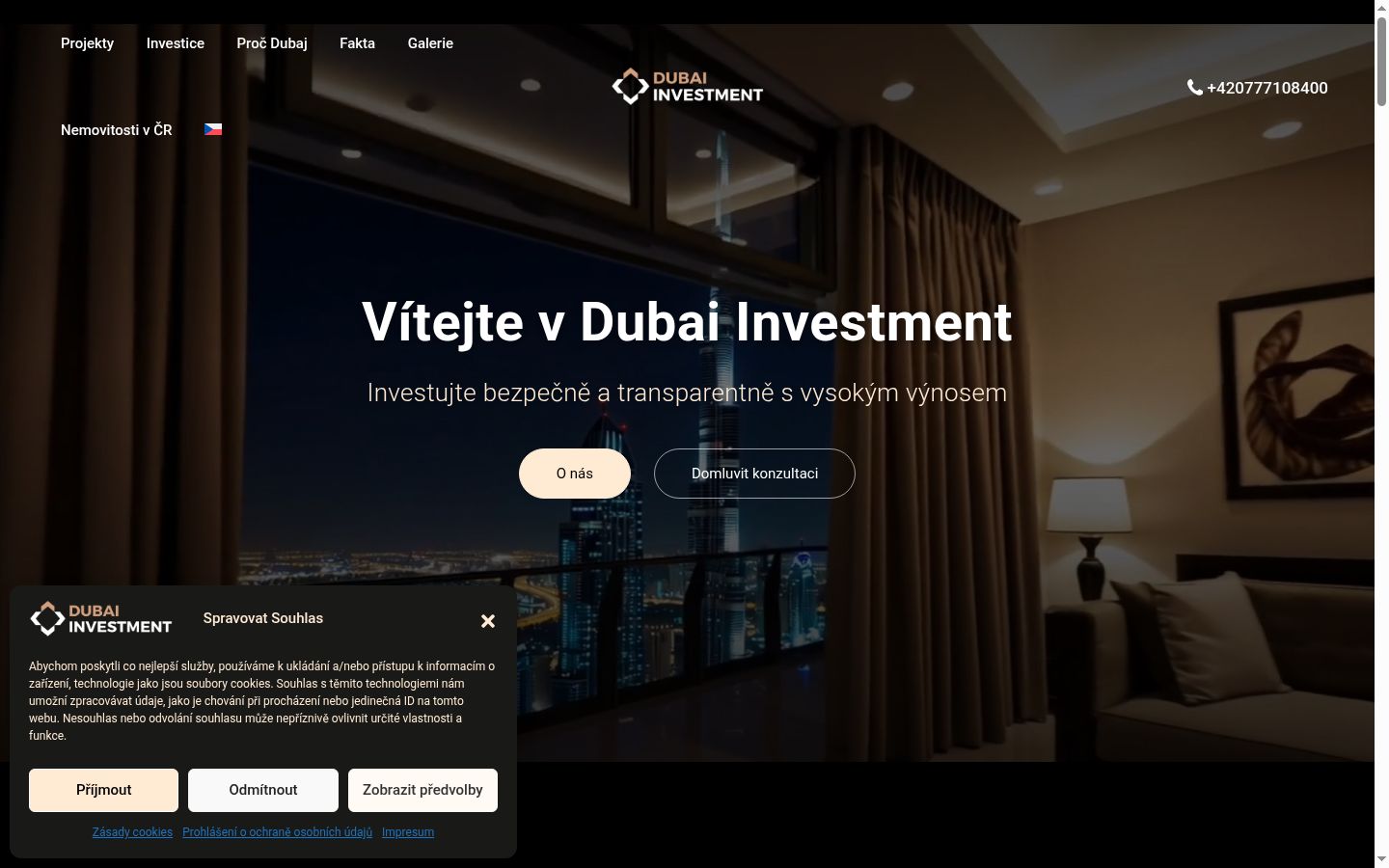 Screenshot tal-banner tal-kunsens muri qabel kwalunkwe interazzjoni