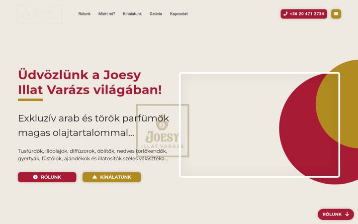 Képernyőkép: dubaiparfumsopron.hu