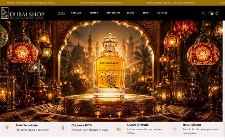 Screenshot of dubaishop.ro