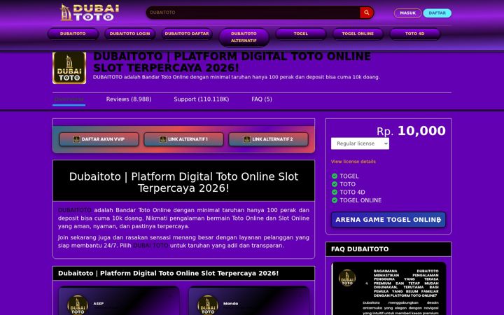 Zrzut ekranu dubaitotomain.it.com