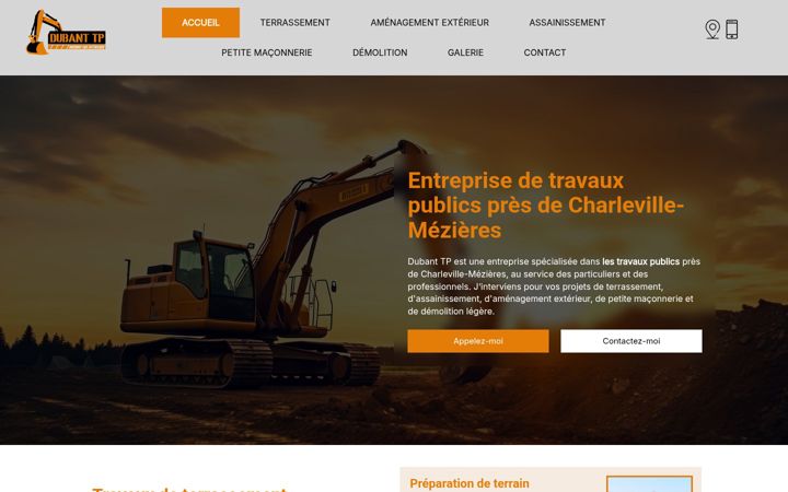 Screenshot of dubant-tp.fr