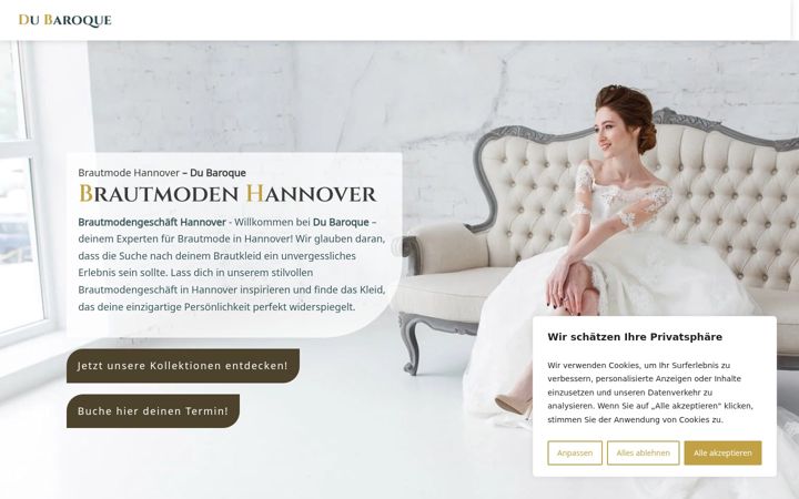 Screenshot of dubaroque.de