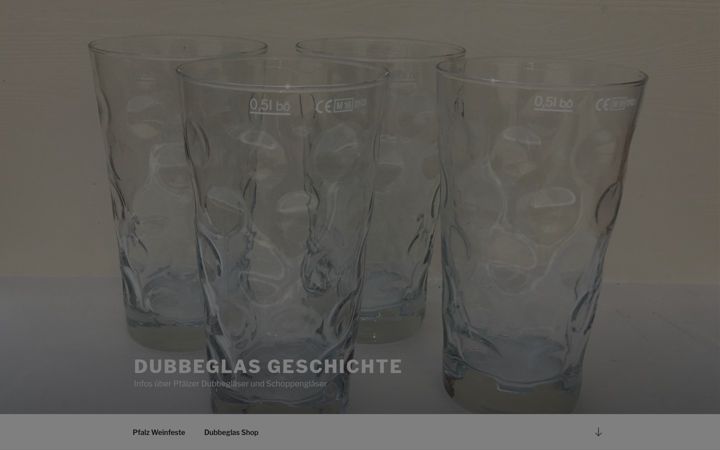 Screenshot of dubbeglas-geschichte.de