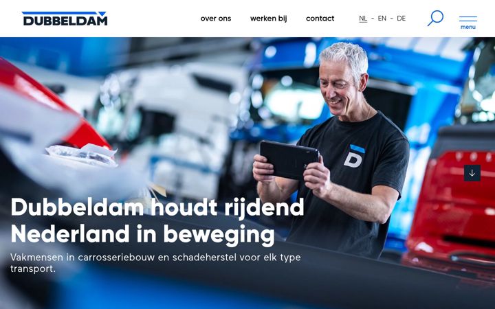 Screenshot di dubbeldamgroep.nl