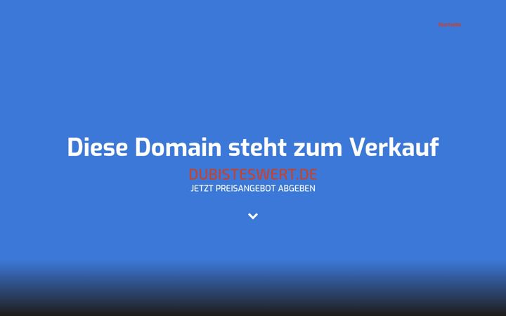 Screenshot of dubisteswert.de