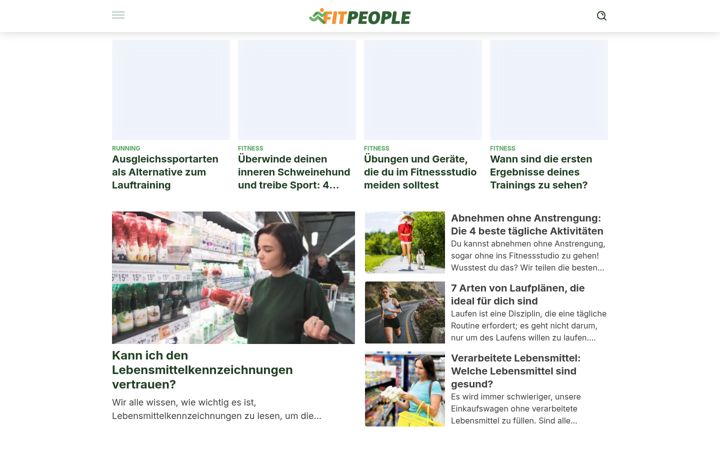 Kuvakaappaus sivustosta dubistfit.de