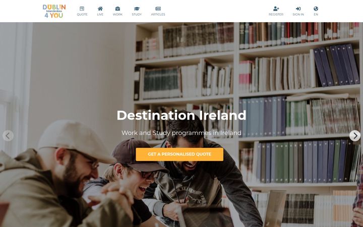 Posnetek zaslona dublin4you.ie
