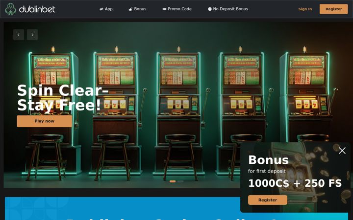 Screenshot of dublinbet-casino.io
