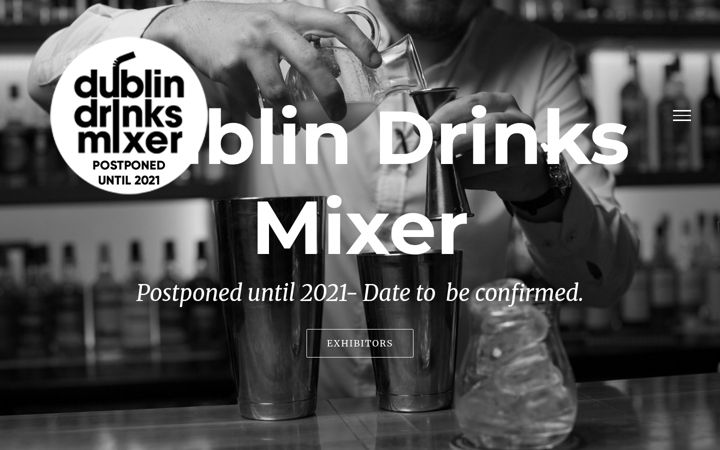 Screenshot of dublindrinksmixer.com