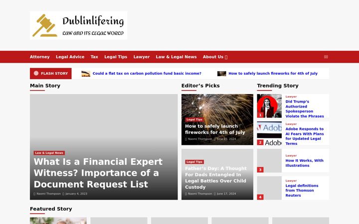 Screenshot of dublinlifering.com