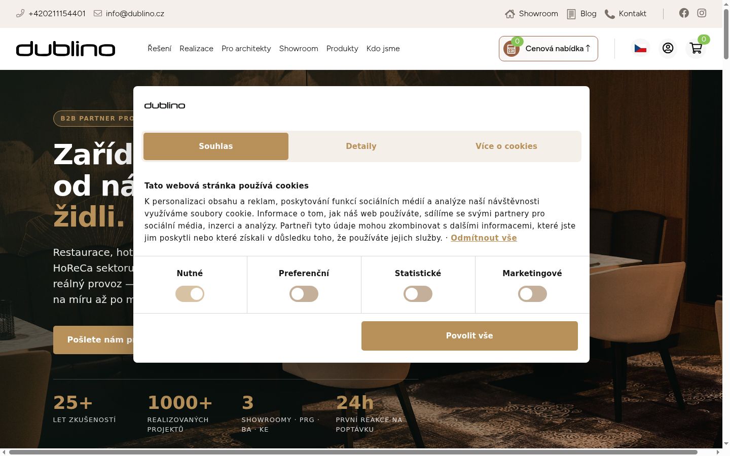 Screenshot tal-banner tal-kunsens muri qabel kwalunkwe interazzjoni
