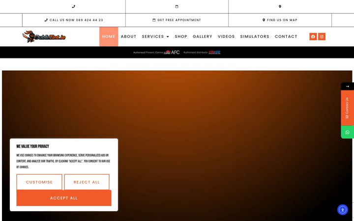 Screenshot von dublintint.ie