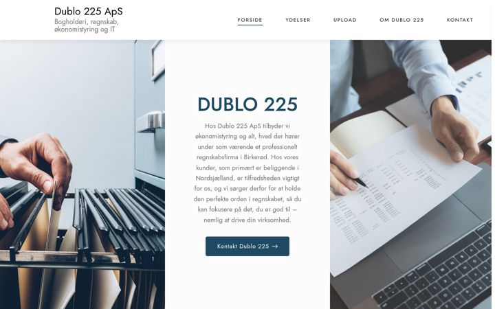Screenshot του dublo225.dk