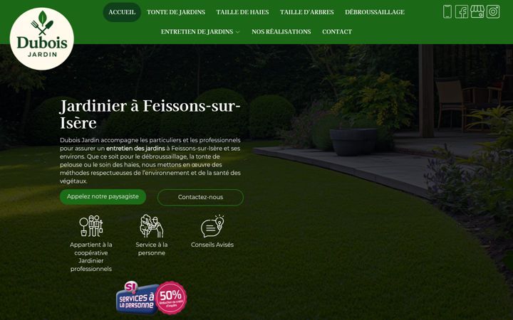 Screenshot ta' duboisjardin.fr