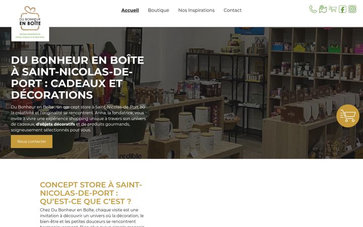 Screenshot ta' dubonheurenboite.fr