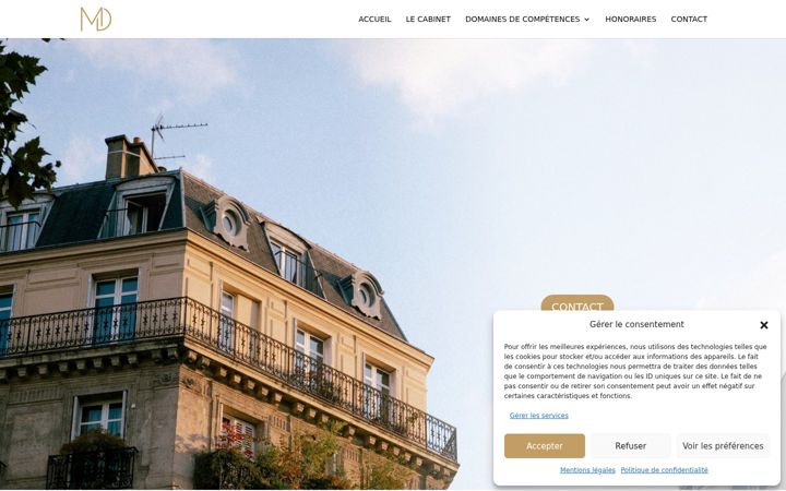 Screenshot of dubosavocat.fr