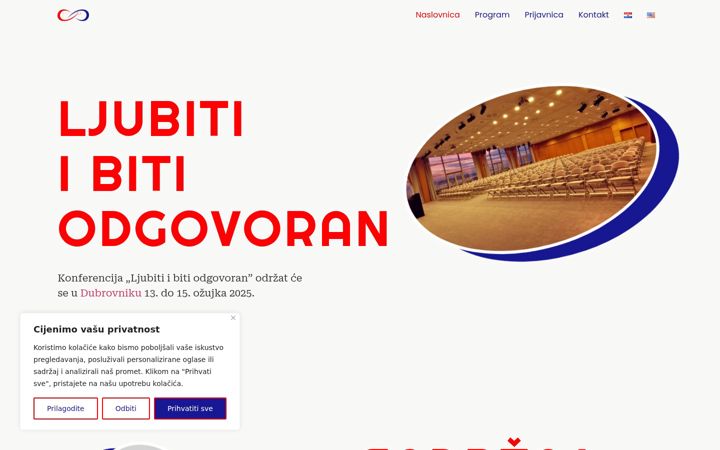 Screenshot of dubrovnik-imr-conference.com
