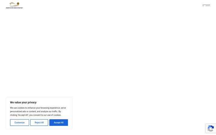 Screenshot of dubrovnikboatcharter.com
