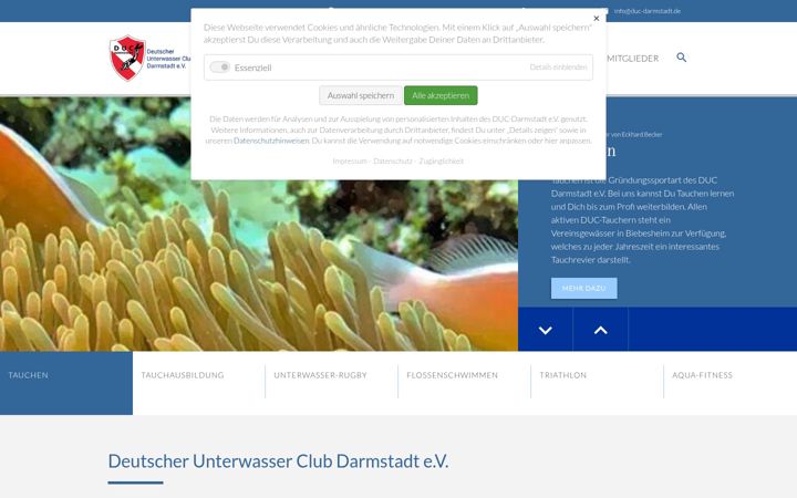 Captură de ecran a duc-darmstadt.de