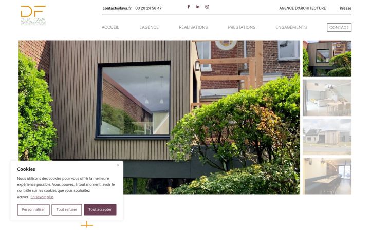 Screenshot of duc-fava.fr