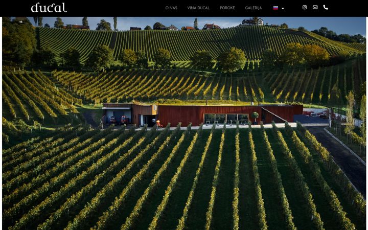 Screenshot of ducalwines.com