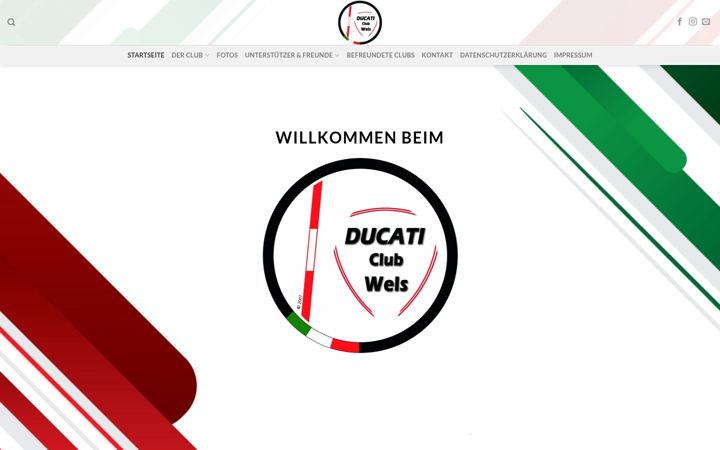 Screenshot von ducati-club-wels.at