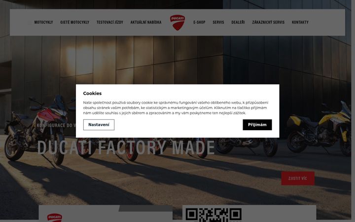Screenshot ta' ducati-czech.cz