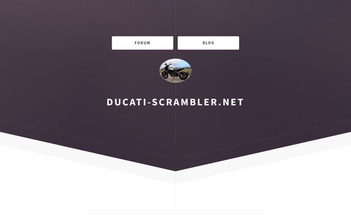 Captura de pantalla de ducati-scrambler.net